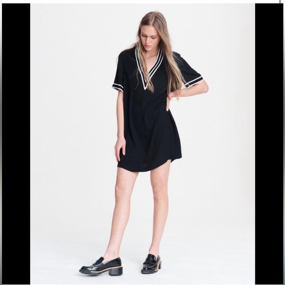 rag & bone Cricket Dress Women’s Small V Black althea mini